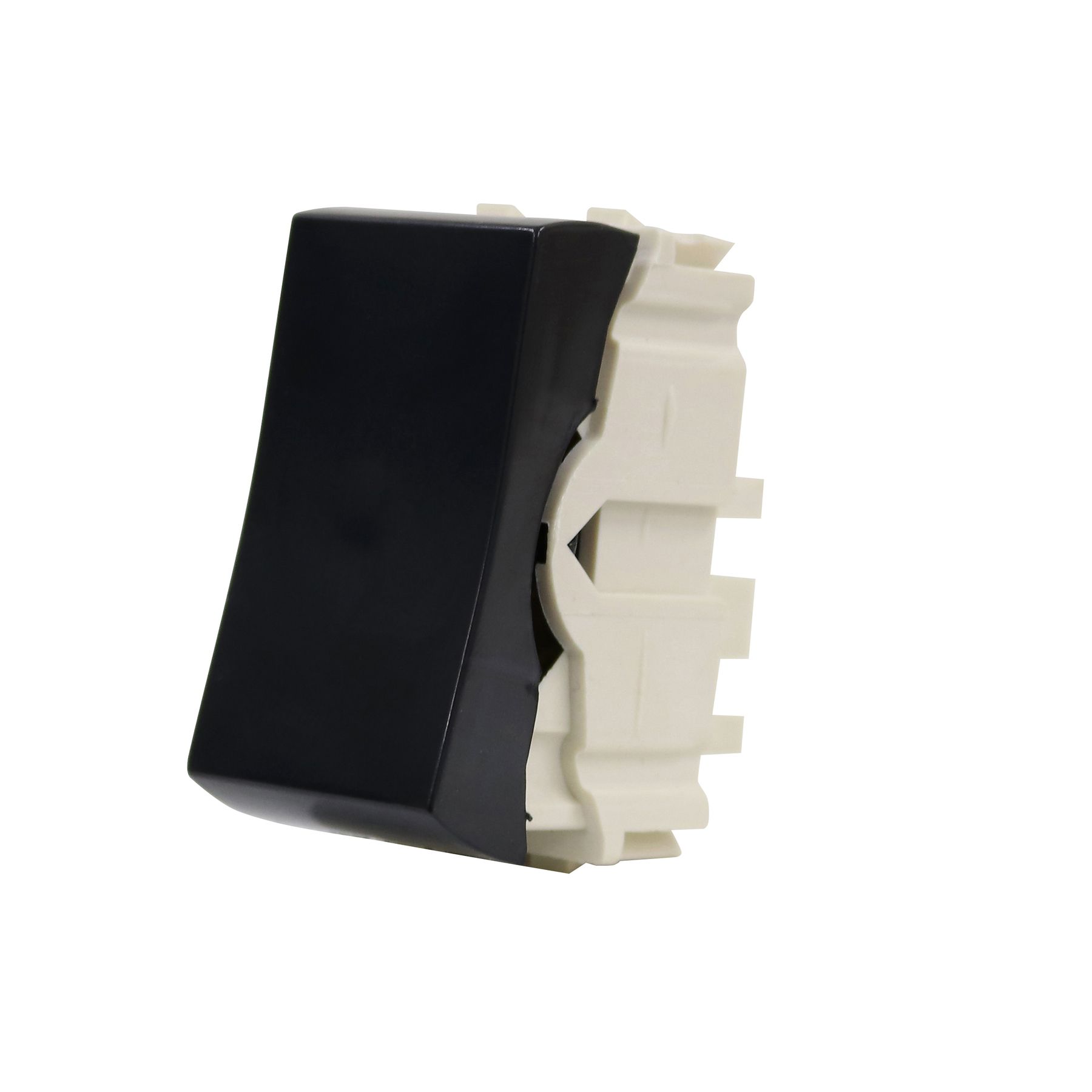 Módulo de Interruptor Simples Preto Lille Lexman