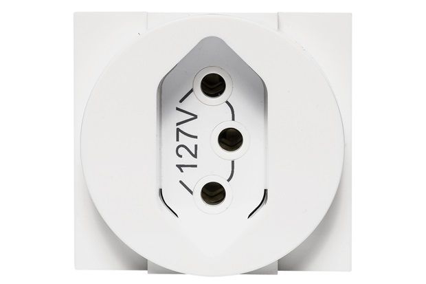 Módulo de Tomada 2p T 10a Branco