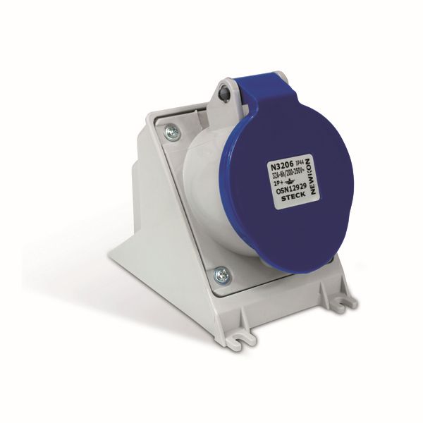 Módulo de Tomada de Sobrepor Industrial Vermelho Newkon Steck