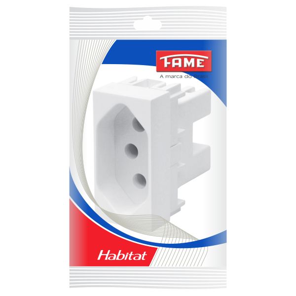 Módulo de Tomada para Energia Habitat Fame