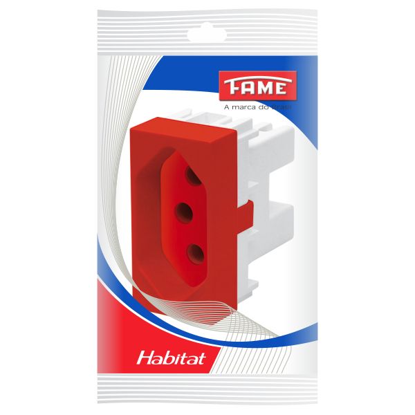 Módulo de Tomada para Energia Habitat Fame