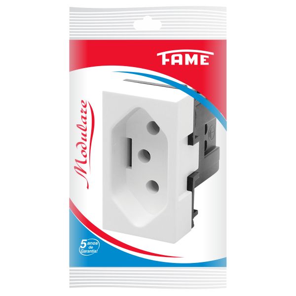 Módulo de Tomada para Energia Modulare Fame