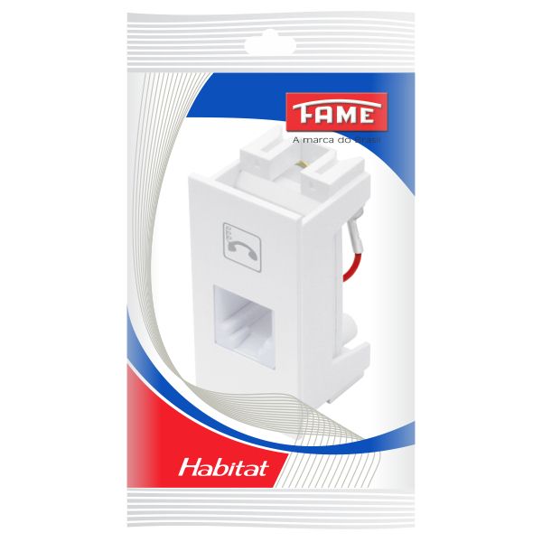 Módulo de Tomada para Telefonia Habitat Fame