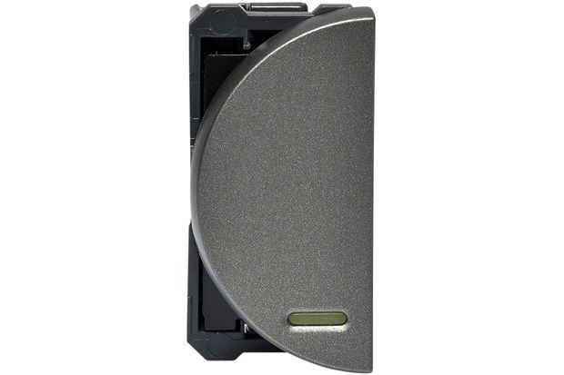 Módulo Interruptor Paralelo com Led Superior Arteor Magnésio