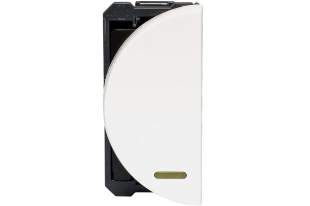 Módulo Interruptor Simples com Led Superior Arteor Branco