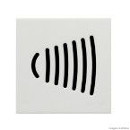 Módulo para campainha cigarra branco Bliss embutir Alumbra