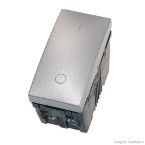 Módulo para interruptor bipolar 16A 250V 1 módulo alumínio Schneider