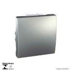 Módulo para interruptor bipolar paralelo Única Prime 2 módulos 10A 250V alumínio Schneider