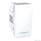 Módulo para interruptor paralelo luminoso Única Prime 16A 250V blanco Schneider