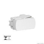 Módulo para interruptor simples 10A 250V branco Miluz Schneider