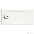 Módulo para pulsador de campainha simples branco Bliss Alumbra