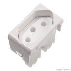 Módulo para tomada 10A 250V branco Decor Prime Schneider