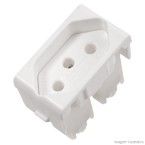 Módulo para tomada 10A 250V branco Lunare Schneider