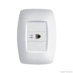 Módulo para tomada para telefone RJ11 2V Elegance Fame