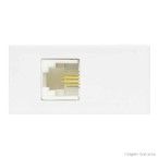 Módulo para tomada para Telefone RJ11 branco Bliss Alumbra