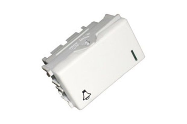 Módulo Pulsador Campainha 10a 250v Talari Branco 10201