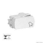 Módulo pulsador de campainha 10A 250V branco Miluz Schneider