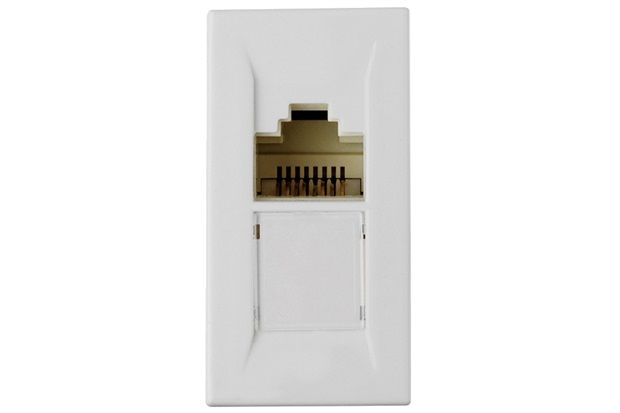 Módulo Tomada Rj45 Delta Branco