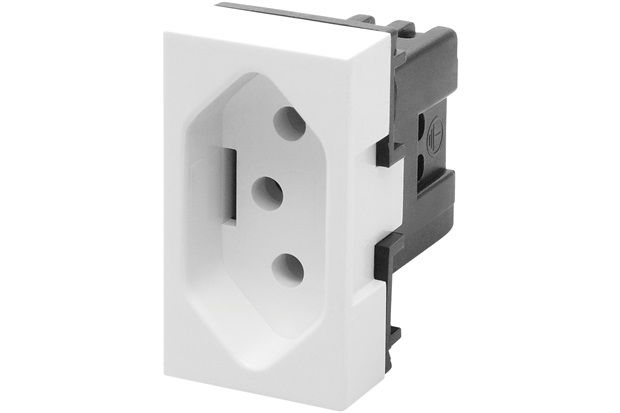 Módulo Tomada 2p T Modulare 20a 250v Branco