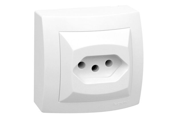 Módulo Tomada 2p T 10a Sistema X Branca