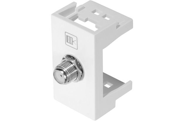 Módulo Tomada Antena Tv para Cabo Coaxial Modulare Branco