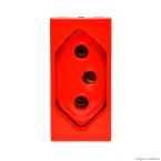 Módulo tomada Arteor 2Pt 10A vermelho 593730 Pial