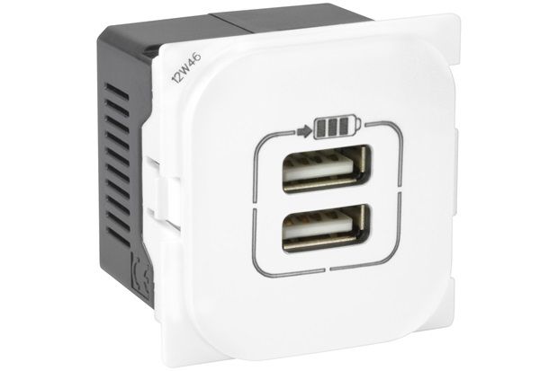 Módulo Tomada Carregador Ubs Duplo 1500ma Nereya