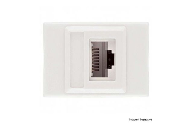 Módulo Tomada Informática Rj 45 Impéria Branco 773391