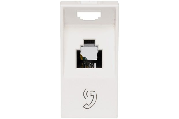Módulo Tomada Rj11 Branco