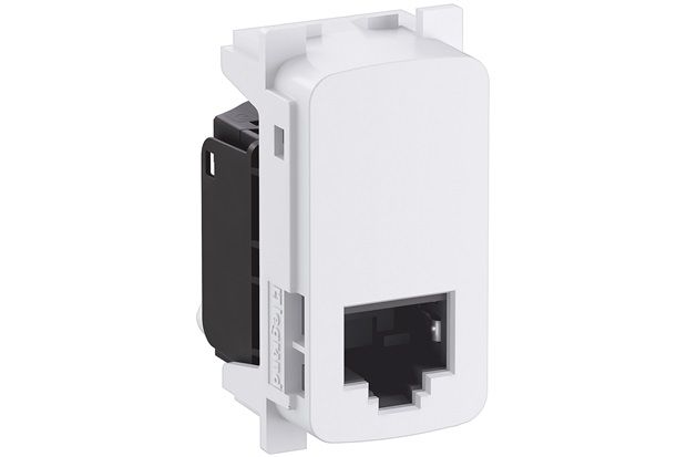 Módulo Tomada Rj45 Cat 5e Zeffia Branco