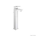 Monocomando para lavatório BauMetric com bica alta e pop-up cromado Grohe