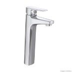 Monocomando para lavatório Level bica alta cromado Deca