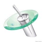 Monocomando para lavatório Water Glass bica baixa cromado Forusi