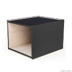 Nicho modular 28x33x41cm 9209 preto Stalo