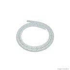 Organizador de fios espiral 1/2 1 metro preto 1M Kit-Flex