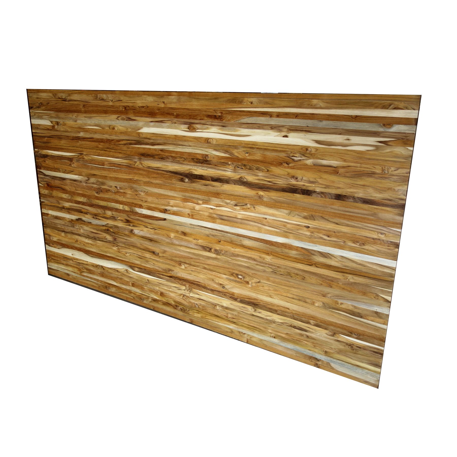 Painel de Madeira Natural Teca 120x220x1,2cm Teak Tok