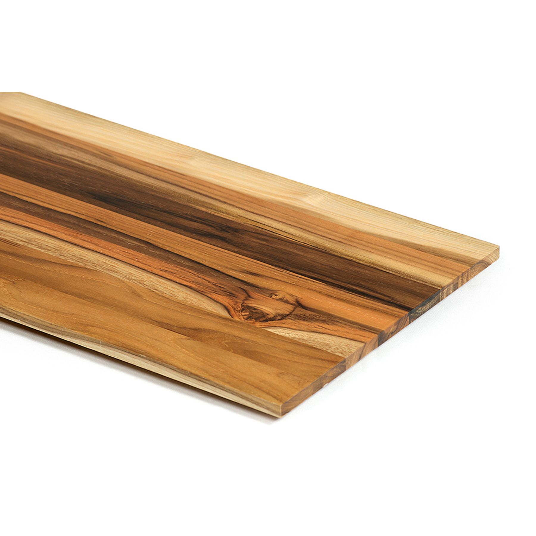 Painel de Madeira Natural Teca 200x30cm Madelink