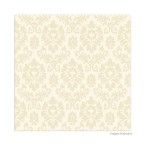 Papel de parede arabesco bege 1534 52cm x 10m vinilizado Revex