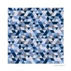 Papel de parede geométrico azul 2404 52cm x 10m vinílico Revex