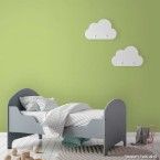 Papel de parede liso verde 52cm x 10m vinilizado Revex