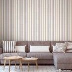 Papel de parede listrado cinza 3507 52cm x 10m vinílico Revex