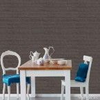 Papel de parede palha marrom e café Casa Bella vinilizado 53cm x 10m Muresco