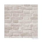 Papel de parede tijolinhos gelo HC30 52cm x 10m vinilizado Revex