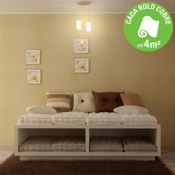 Papel de Parede Vinílico Palha Rolo com 10m