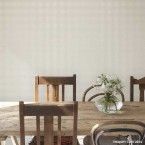 Papel de parede xadrez infantil bege 52cm x 10m vinílico Revex