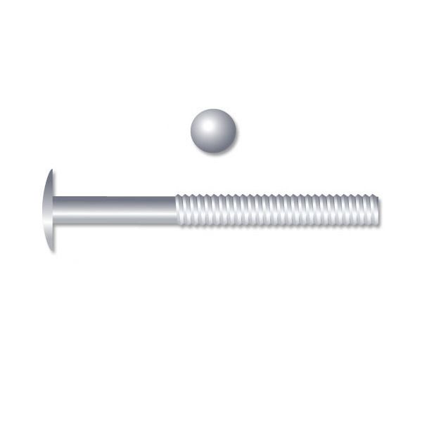 Parafuso Granel 1/4x3 Cabeça: Flangeada Fenda: Sem Fenda