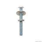 Parafuso máquina fenda 3/16 x 1.1/4 com porca e arruela MAQ/09 Fixtil