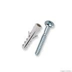 Parafuso phillips cabeça panela com bucha de nylon 3124 08mm 05 unidades Bemfixa