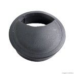 Passa fio para mesa 59mm preto Bemfixa