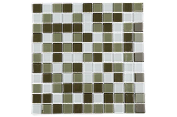 Pastilha Cristal Mix Verde 30 X 30 Cm 1 Peça